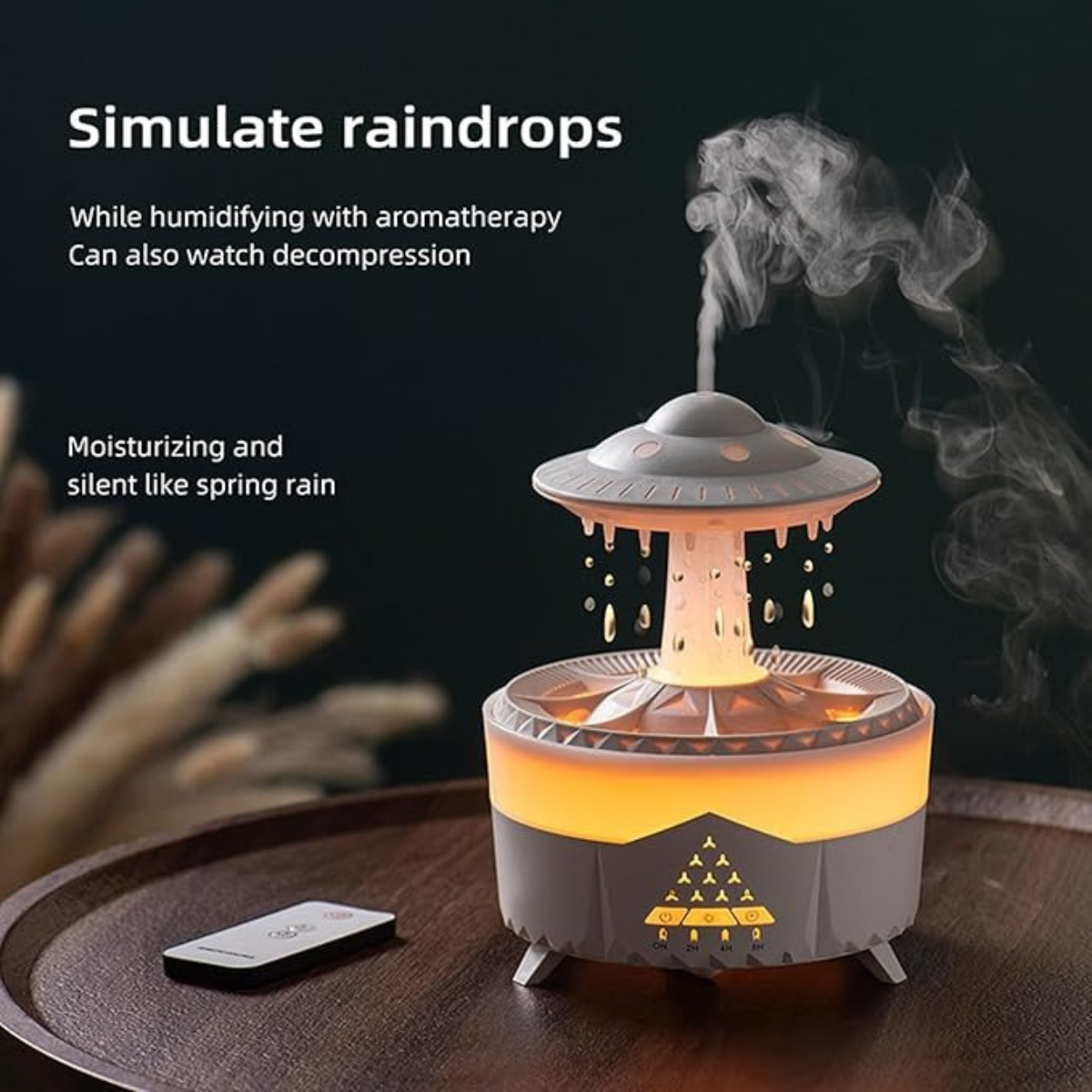 Humidificador en Forma de Hongo: La Mejor Elección para Tu Hogar Los humidificadores en forma de hongo se han convertido en una tendencia popular para aquellos que buscan una combinación de funcionalidad y diseño en un solo dispositivo. En Onlineshoppingcenterg, sabemos que elegir el humidificador adecuado puede ser un desafío, por eso te presentamos todo lo que necesitas saber sobre el humidificador en forma de hongo.  Beneficios de un Humidificador en Forma de Hongo Mejora la calidad del aire: Aumentar la humedad en tu hogar ayuda a mantener tu piel hidratada, alivia la sequedad en la garganta y reduce la probabilidad de enfermedades respiratorias.  Diseño atractivo: El diseño en forma de hongo es perfecto para aquellos que buscan una opción estética. Es ideal para dormitorios, oficinas y salas de estar.  Relajación y sueño: Algunos modelos de humidificadores hongo #lluvia replican el sonido suave de la lluvia, creando un ambiente relajante para dormir.  ¿Por Qué Elegir un Humidificador Hongo que Replica la Lluvia? El hongo que replica la lluvia es una de las características más destacadas de este humidificador. Además de humidificar el ambiente, estos dispositivos emiten un sonido suave que imita el caer de la lluvia, proporcionando un efecto calmante que ayuda a conciliar el sueño.  ¿Cómo funciona el humidificador Hongo de Lluvia? El humidificador hongo de lluvia para dormir funciona emitiendo vapor frío mientras reproduce un sonido de lluvia. Este doble efecto no solo mejora la calidad del aire sino que también crea un ambiente perfecto para descansar, especialmente en noches cálidas o secas.